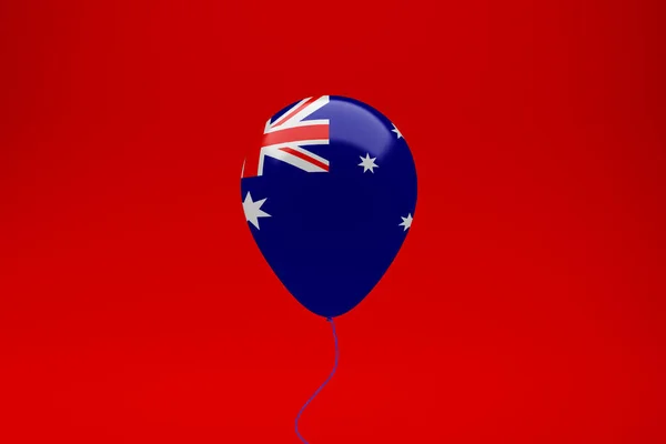 Australien Flagga Ballong Firande — Stockfoto