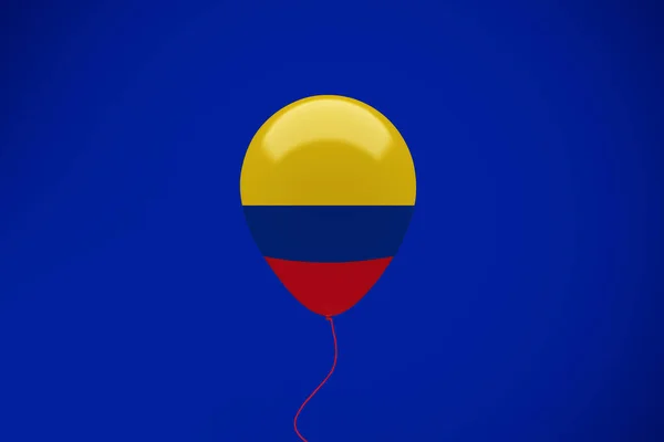 Festa Del Palloncino Della Bandiera Della Colombia — Foto Stock