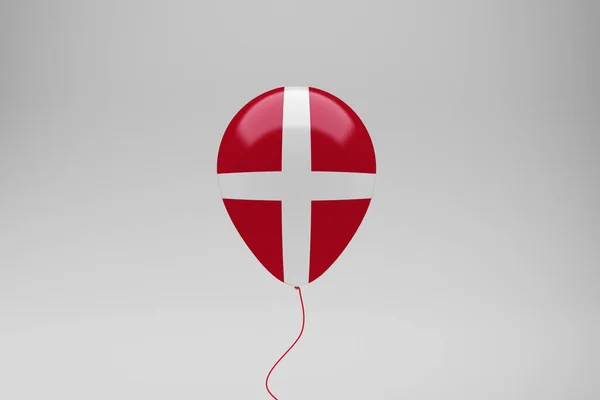 Danemark Fête Ballon Drapeau — Photo