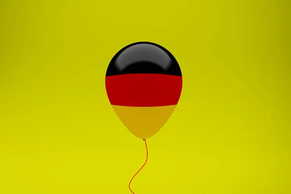Almanya Bayrak Balonu Kutlaması — Stok fotoğraf