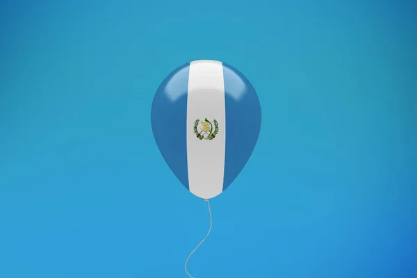 Guatemala Flagg Ballong Firande — Stockfoto
