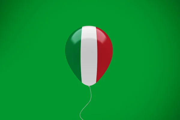 Olaszország Zászló Léggömb Ünneplés — Stock Fotó