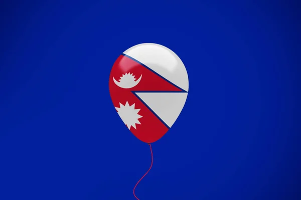 Święto Balonu Flagą Nepalu — Zdjęcie stockowe