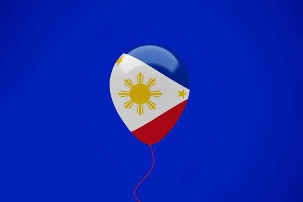 Filippinerna Flaggballong Firande — Stockfoto