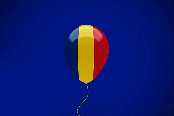 Romanya Bayrak Balonu Kutlaması — Stok fotoğraf