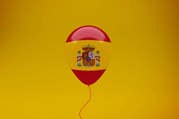 Spanya Bayrak Balonu Kutlaması — Stok fotoğraf