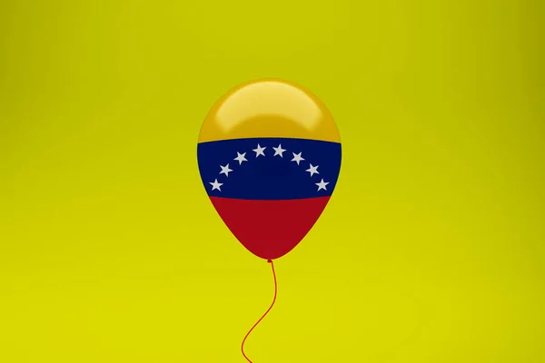 Празднование Флага Венесуэлы — стоковое фото