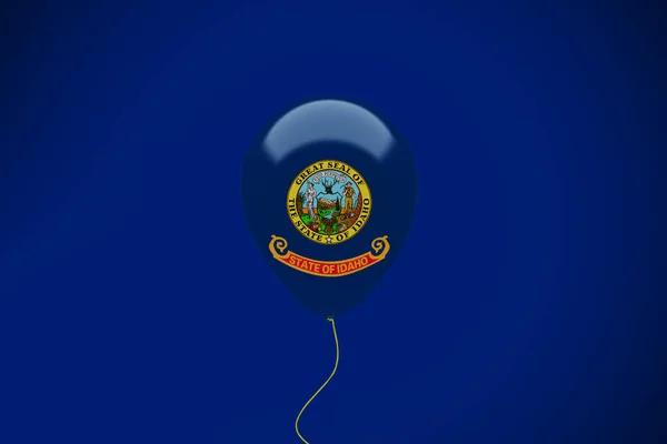 Idaho Flaggballong Firande — Stockfoto