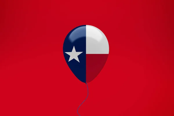德州船旗气球庆祝活动 — 图库照片
