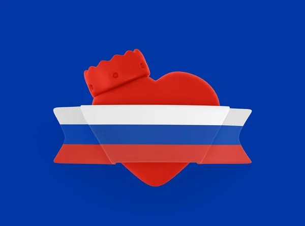 Σημαιοφόρος Της Ρωσίας — Φωτογραφία Αρχείου