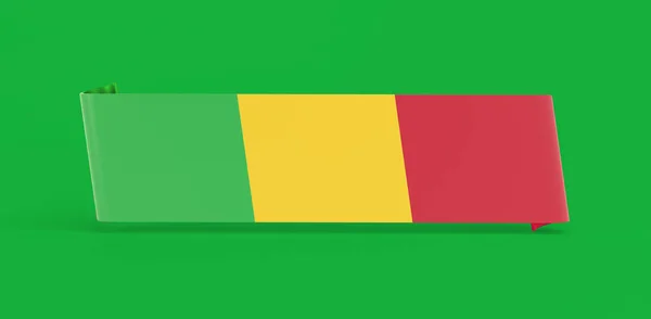 Mali Flag Rubber Banner — Stock Fotó