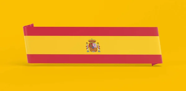 Bandiera Gomma Della Spagna — Foto Stock