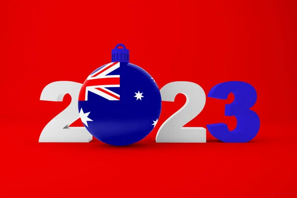 2023 Med Australien Prydnad — Stockfoto