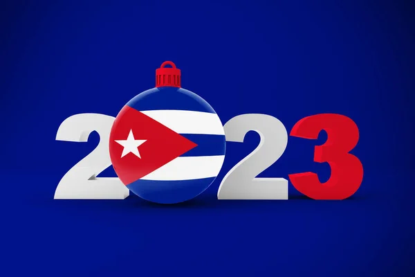 2023 Год Кубинским Орнаментом — стоковое фото