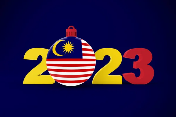 2023 Year Malaysia Ornament — Stock Photo, Image