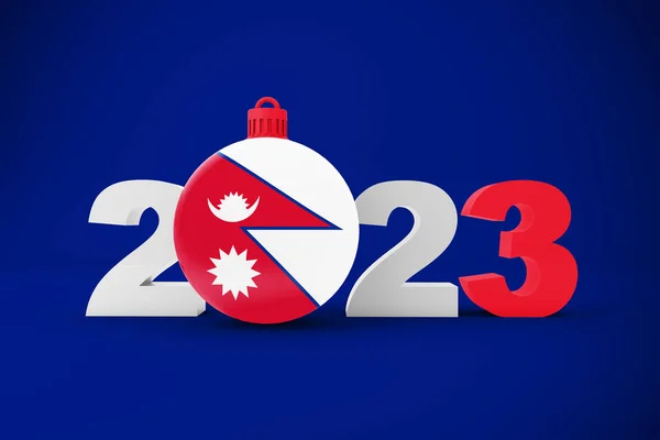 2023 Rok Ozdobą Nepalu — Zdjęcie stockowe