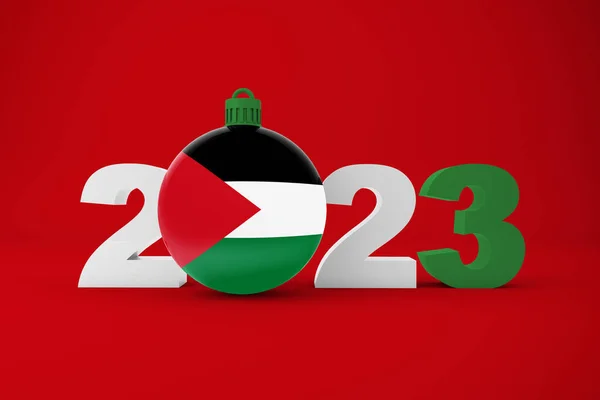 2023 Rok Palestinskou Ozdobou — Stock fotografie