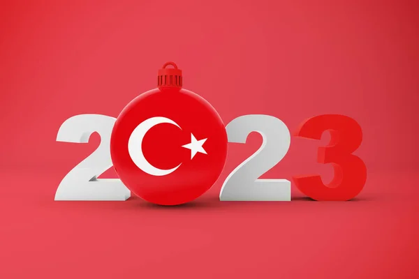 2023 Jahr Mit Türkischem Ornament — Stockfoto