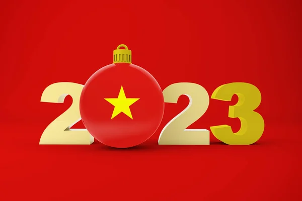 2023 Rok Vietnamskou Ozdobou — Stock fotografie