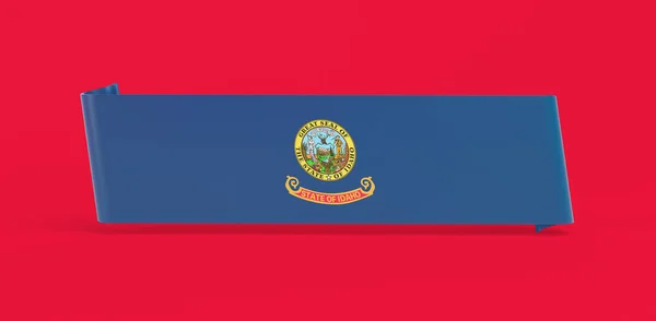 Banner Cinta Bandera Idaho —  Fotos de Stock