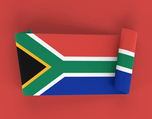 南アフリカリボンバナー — ストック写真