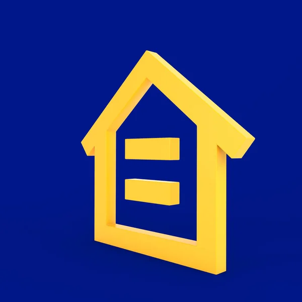 Home Icon Sign Rechts — Stockfoto