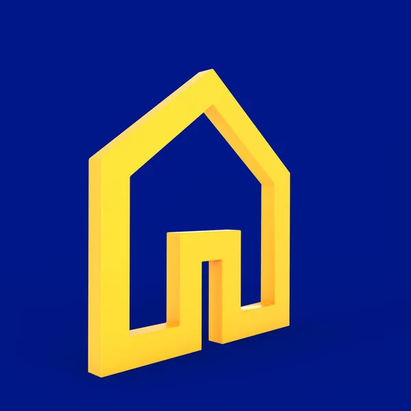 Home Sign Left Side — Stock Photo, Image