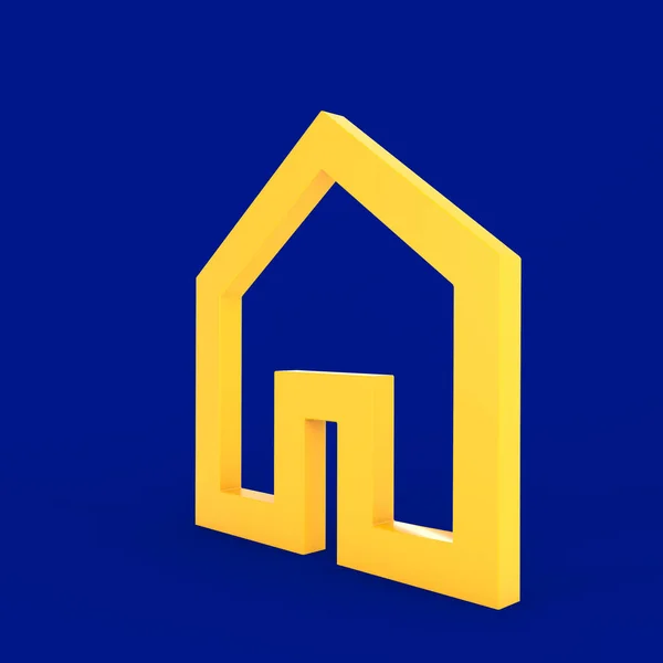 Home Sign Right Side — Stock Photo, Image