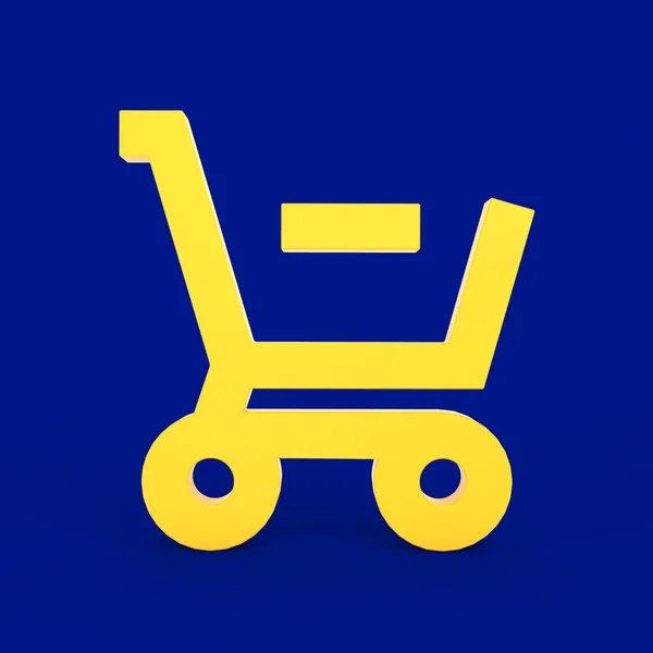 Shopping Cart Front Side — Stock Photo, Image