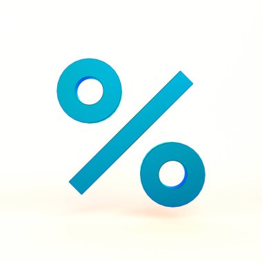 Beyaz Arkaplanda Öndeki Simge Yüzdesi