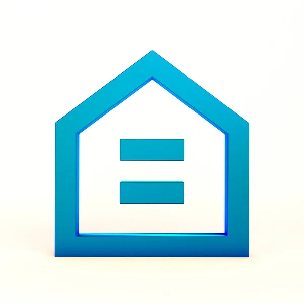 Home Icon Front Side In White Background