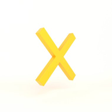 Beyaz Arkaplan ile Sol Tarafın İşaretini İptal Et