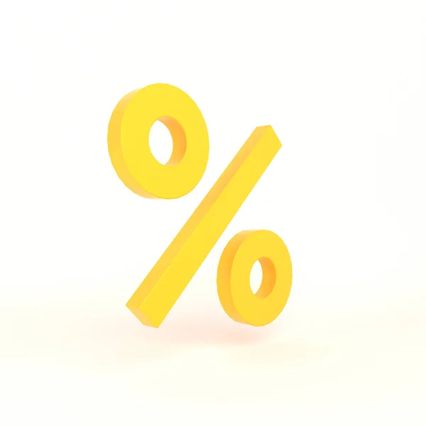 Stock image Percentage Icon Left Side With White Background