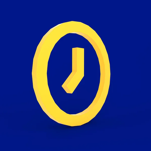 Clock Sign Left Side — Stock Photo, Image