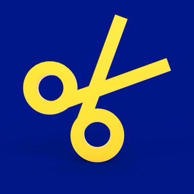 Makas Simgesi Ön Taraf