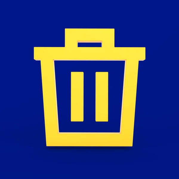 Çöp Kutusu Önyüzü — Stok fotoğraf