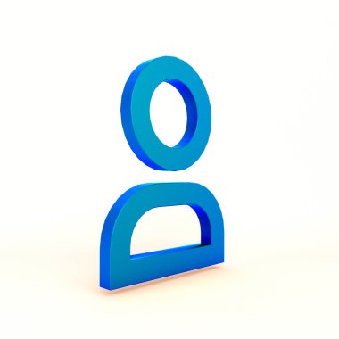 Kullanıcı Profili Simgesi Beyaz Arkaplanda Sol Tarafta