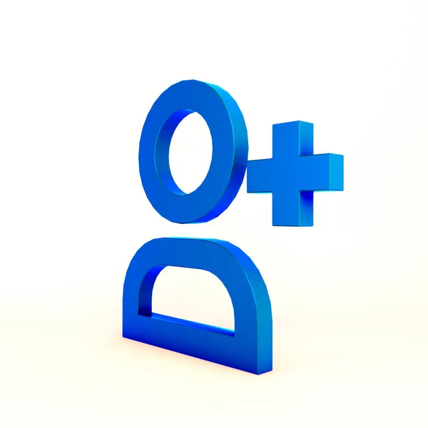 Felhasználói Profil Sign Icon Right Side White Háttér — Stock Fotó
