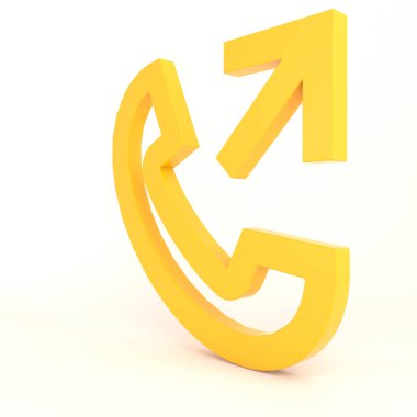 Beyaz arkaplan ile Sağdan Giden Arama