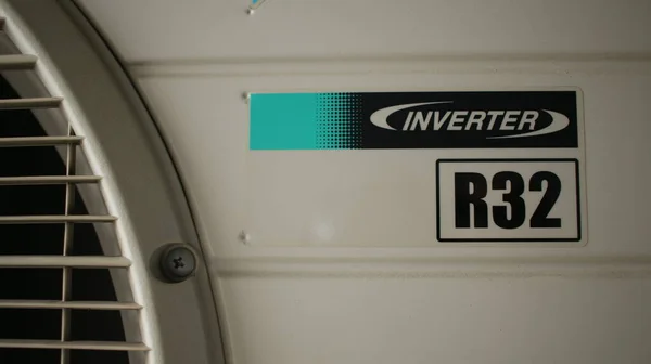 Inverter R32 Refrigerante Nuova Generazione Che Trasporta Modo Efficiente Calore — Foto Stock