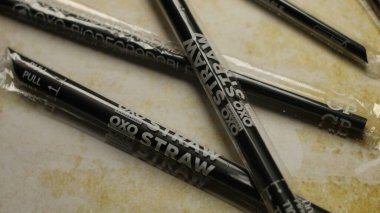 Biyolojik çözünür pipet içme, çevre dostu..