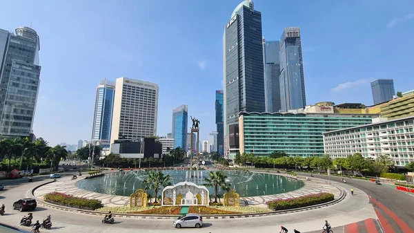 Stock image Jakarta sepi lagi saat libur lebaran (The city of Jakarta is quiet during Idul Fitri or Lebaran Holiday. 