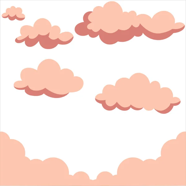 Nubes Fondo Diseño Nubes Fondo Diseño Nube Fondo Del Cielo — Vector de stock