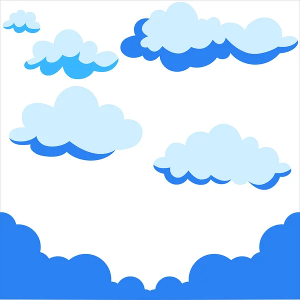 Wolken Hintergrund Wolkendesign Hintergrund Wolkendesign Himmel Hintergrund Hintergrund Zum Sky — Stockvektor