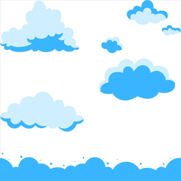 Clouds Background Cloud Design Cloud Design Background Sky Background Sky — Stock Vector