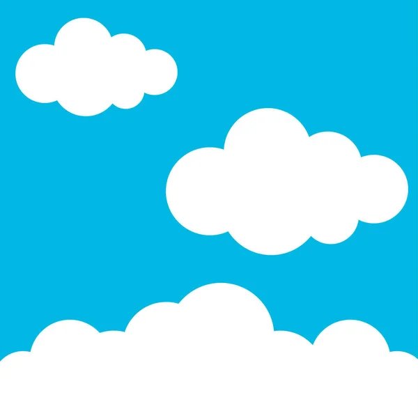 雲の背景 雲のデザイン クラウドデザインの背景 空を背景に スカイデザインの背景 — ストックベクタ