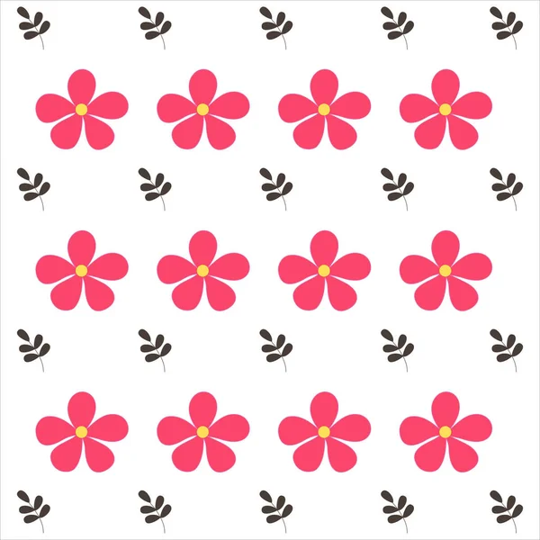 Patrón Diseño Flores Patrón Diseño Floral Colorido Patrón Diseño Floral — Vector de stock