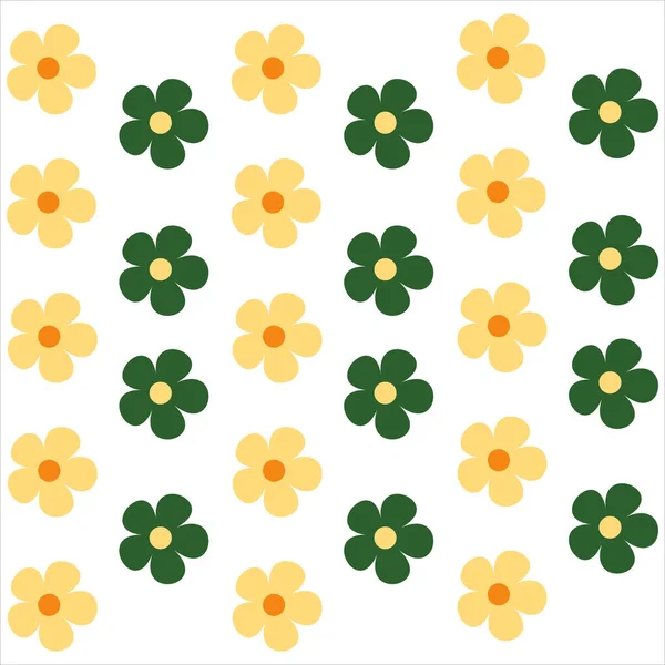 Patrón Diseño Flores Patrón Diseño Floral Colorido Patrón Diseño Floral — Vector de stock