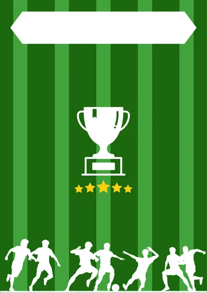 Σχεδιασμός Αφίσας Ποδοσφαίρου Ποδόσφαιρο Αφίσα Πρότυπο Σχεδιασμού Πρότυπο Πόστερ Ποδοσφαίρου — Διανυσματικό Αρχείο