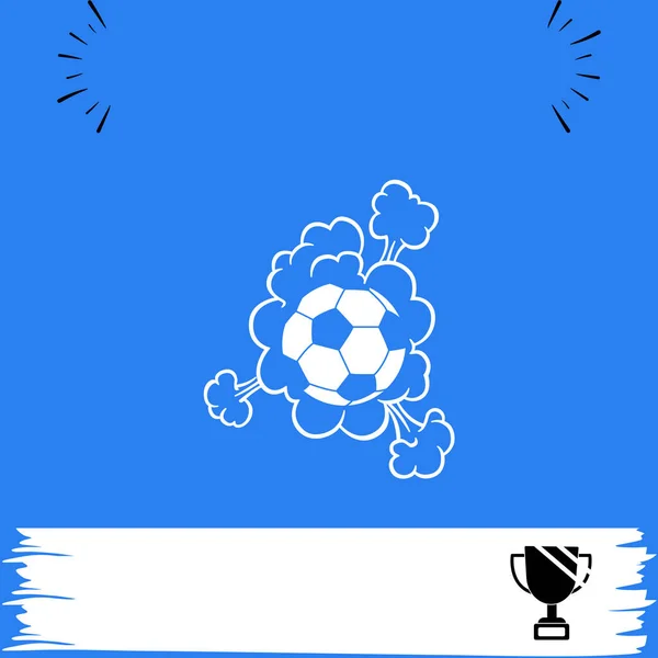 Дизайн Футбольного Плаката Шаблон Дизайна Футбольного Плаката Шаблон Футбольного Плаката — стоковый вектор